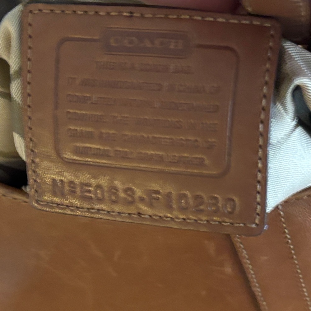 Coach Brown Leather Hobo Bag - Picture 6 of 8